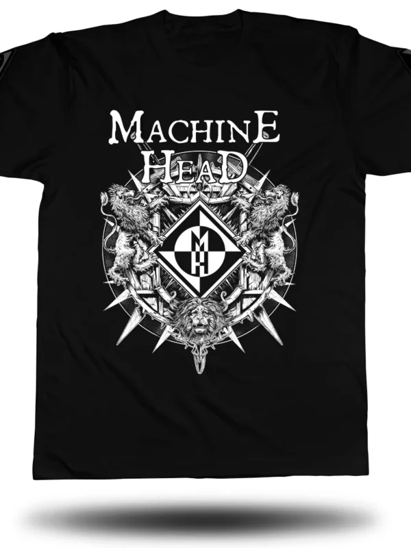 MACHINE HEAD EUROPE LIONCREST TOUR TEE 2026