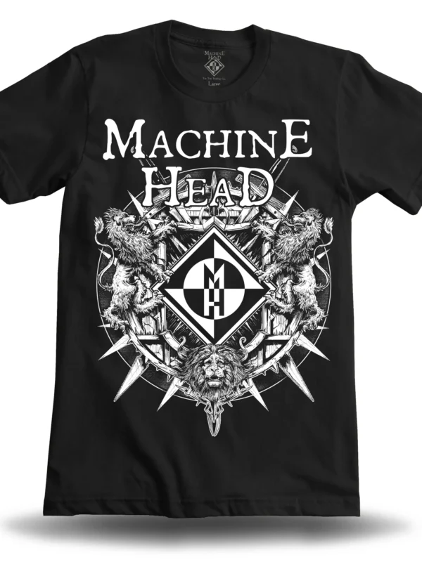 MACHINE HEAD LION CREST TEE