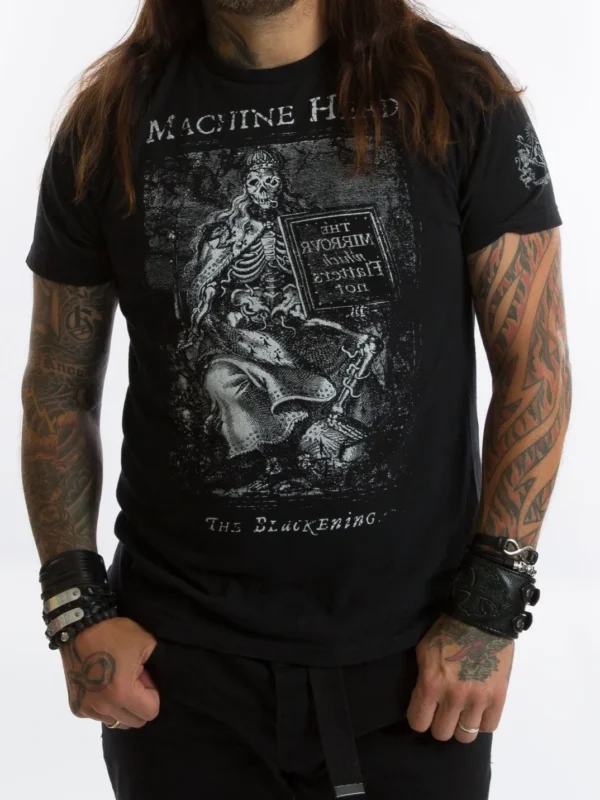 MACHINE HEAD THE BLACKENING TEE Model design