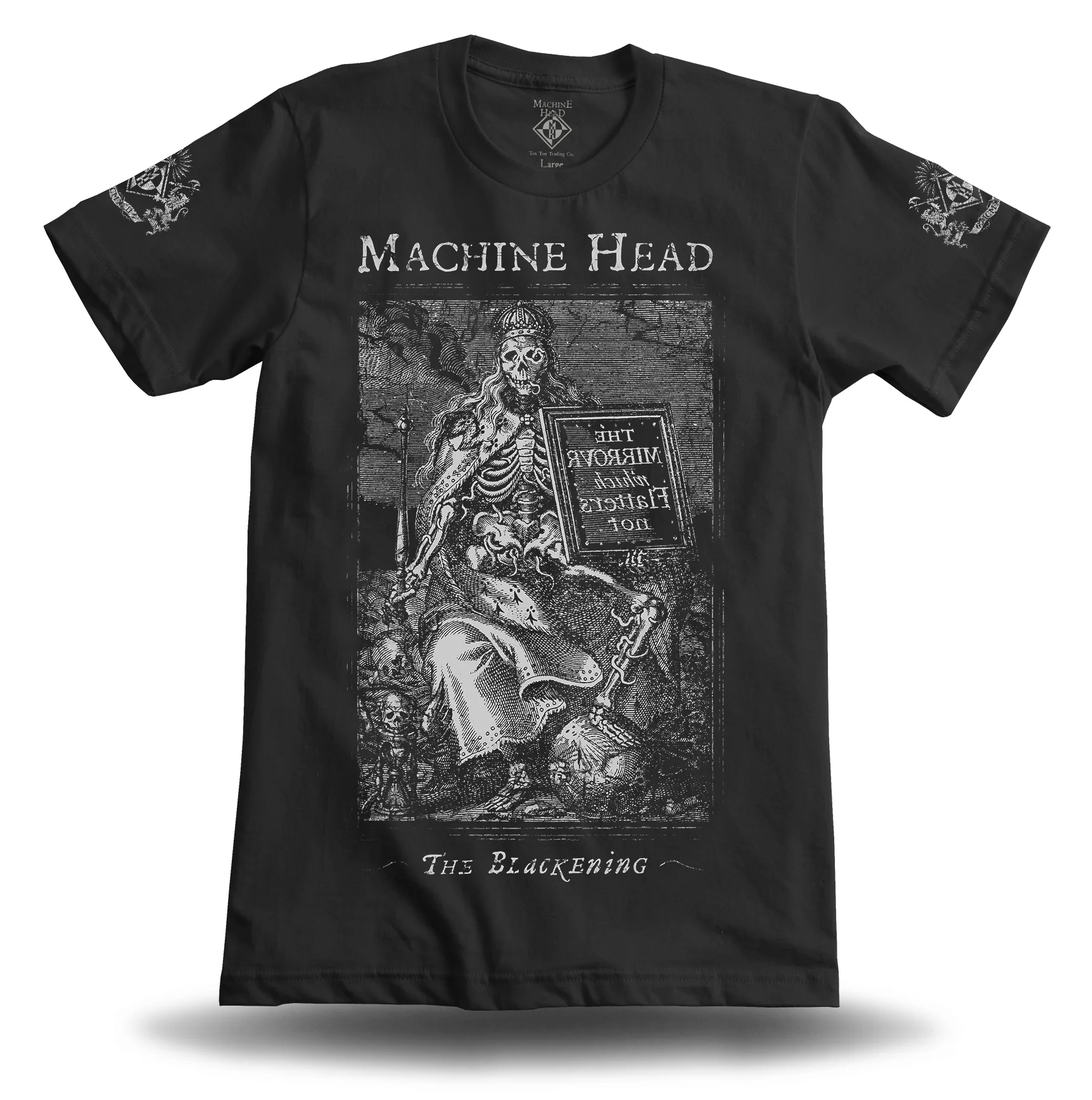 MACHINE HEAD THE BLACKING TEE FRONT