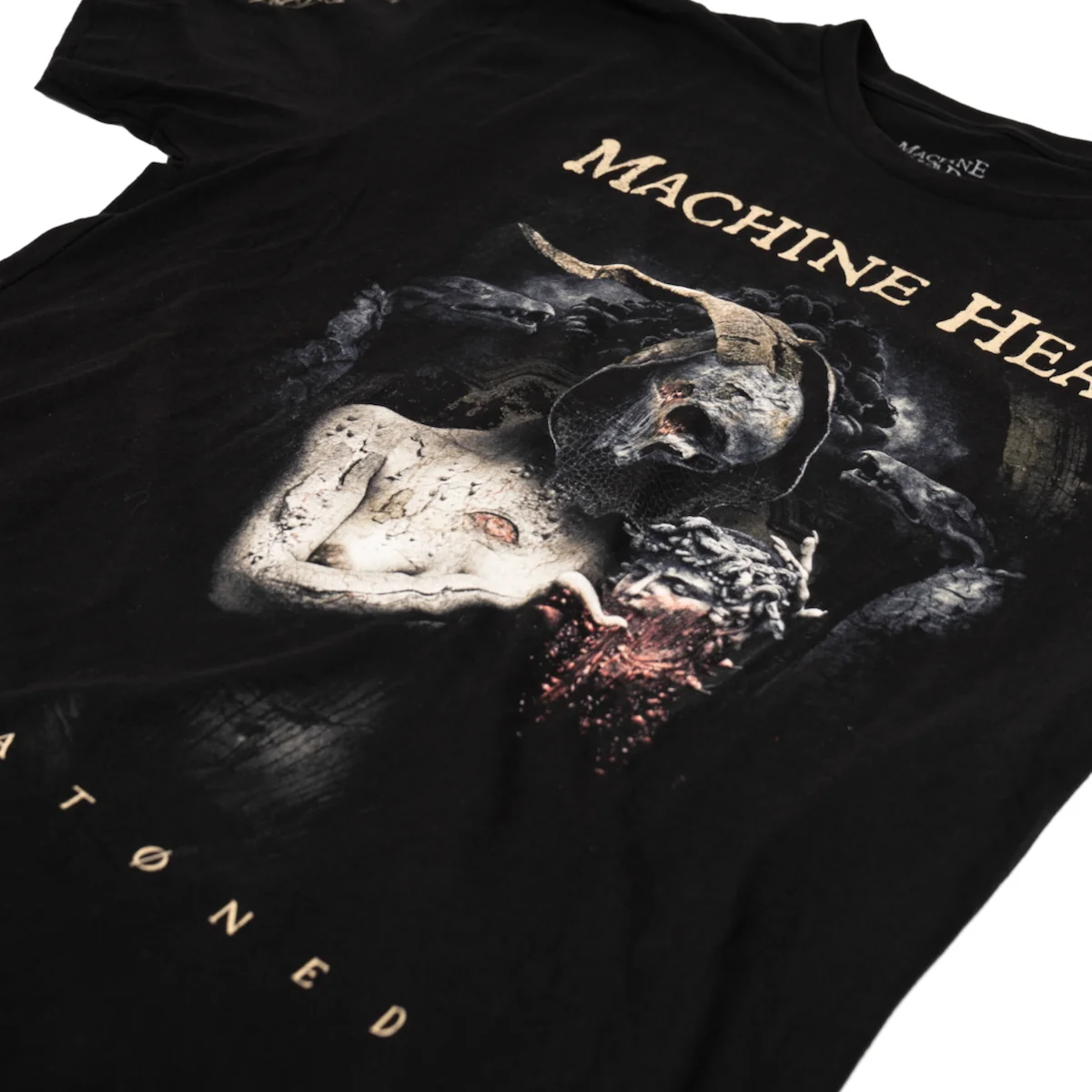 MACHINE HEAD UNATØNED TEE Front Design