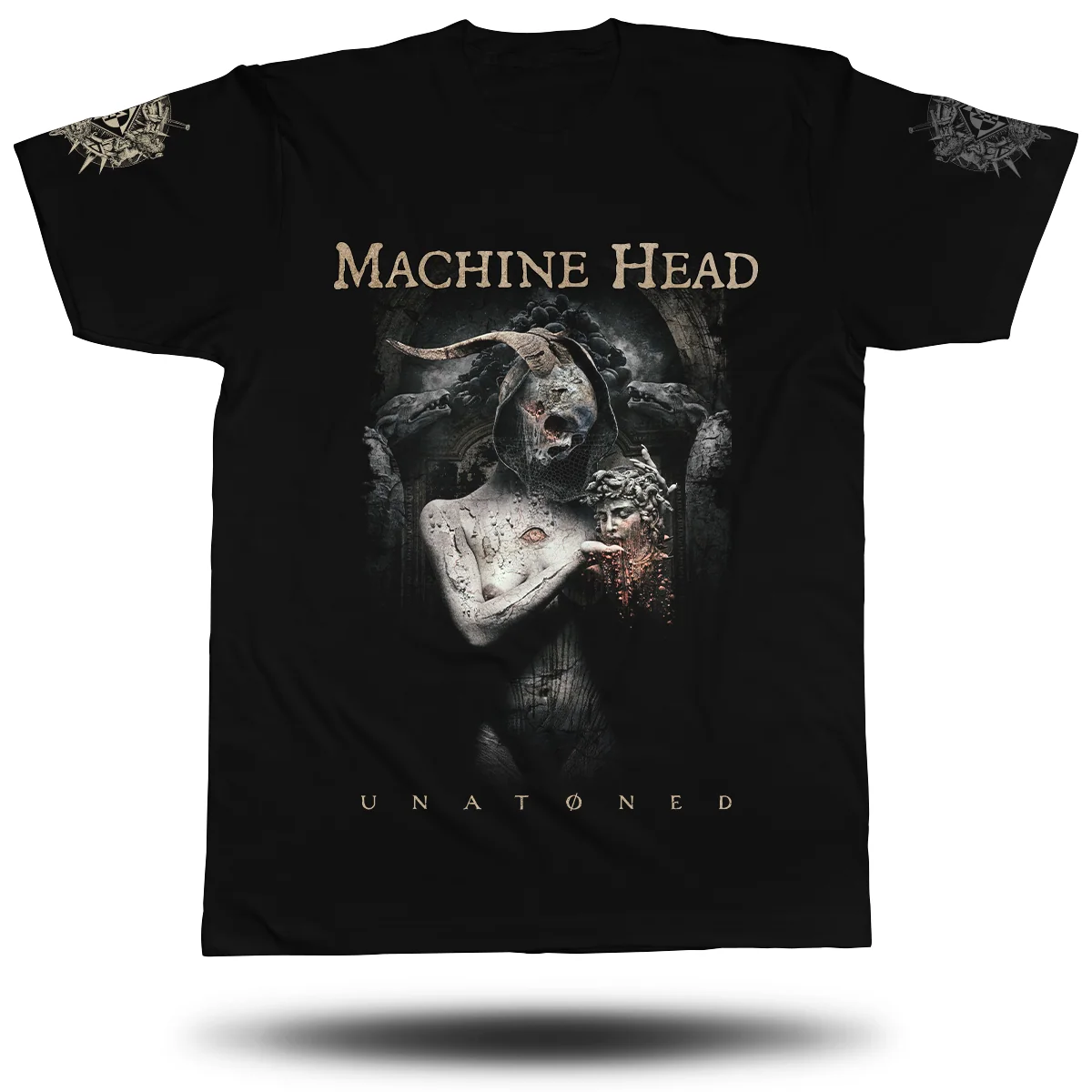 MACHINE HEAD UNATØNED TEE Front