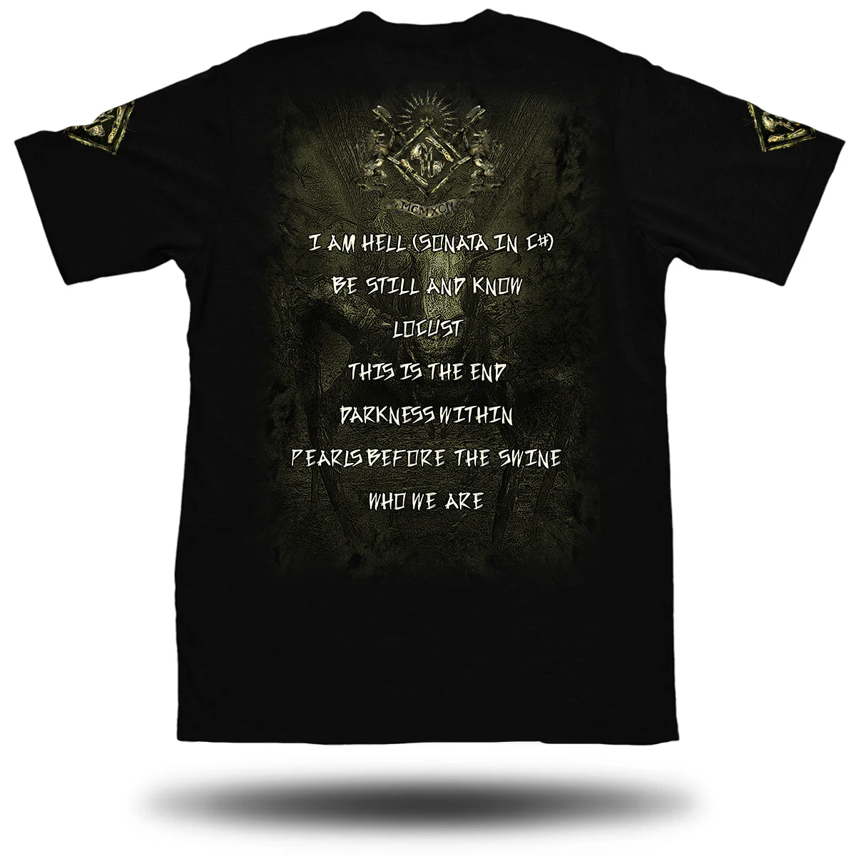 MACHINE HEAD UNTO THE LOCUST ANNIVERSARY TEE BACK