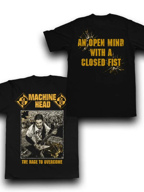 THE MACHINE HEAD RAGE TO OVERCOME TEE front back